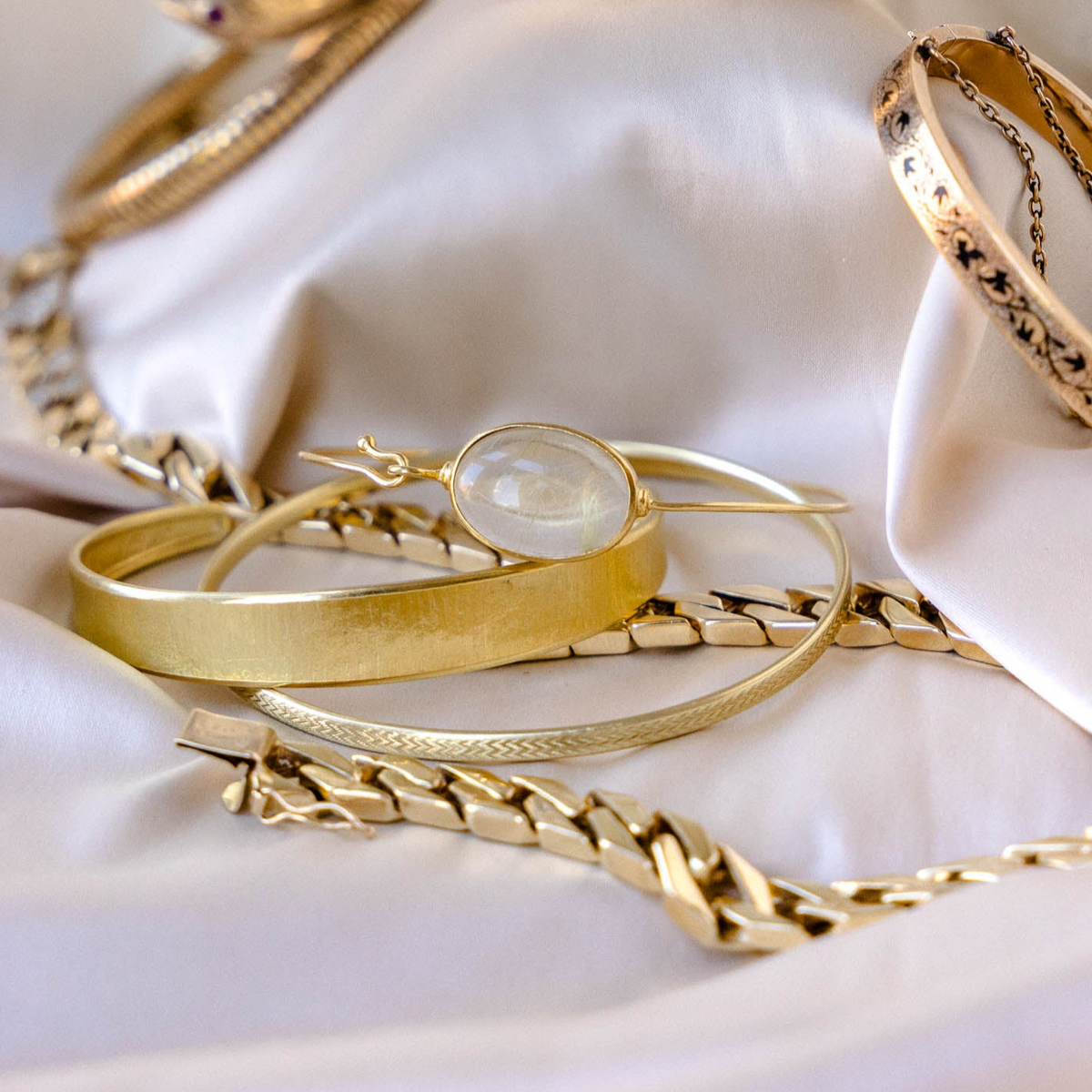 "The Perfect Cuff" 18k Gold Tapered Cuff Bracelet