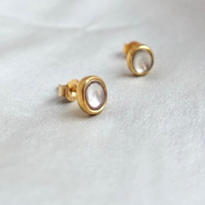 18K Polki Diamond Earrings