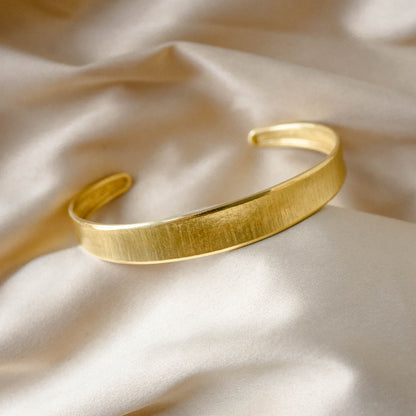 "The Perfect Cuff"  18k Gold Tapered Cuff Bracelet